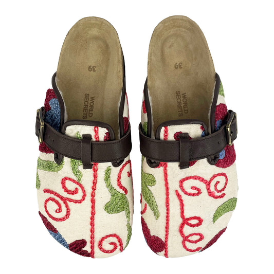 Raspberry - UK 6 Suzani Clog