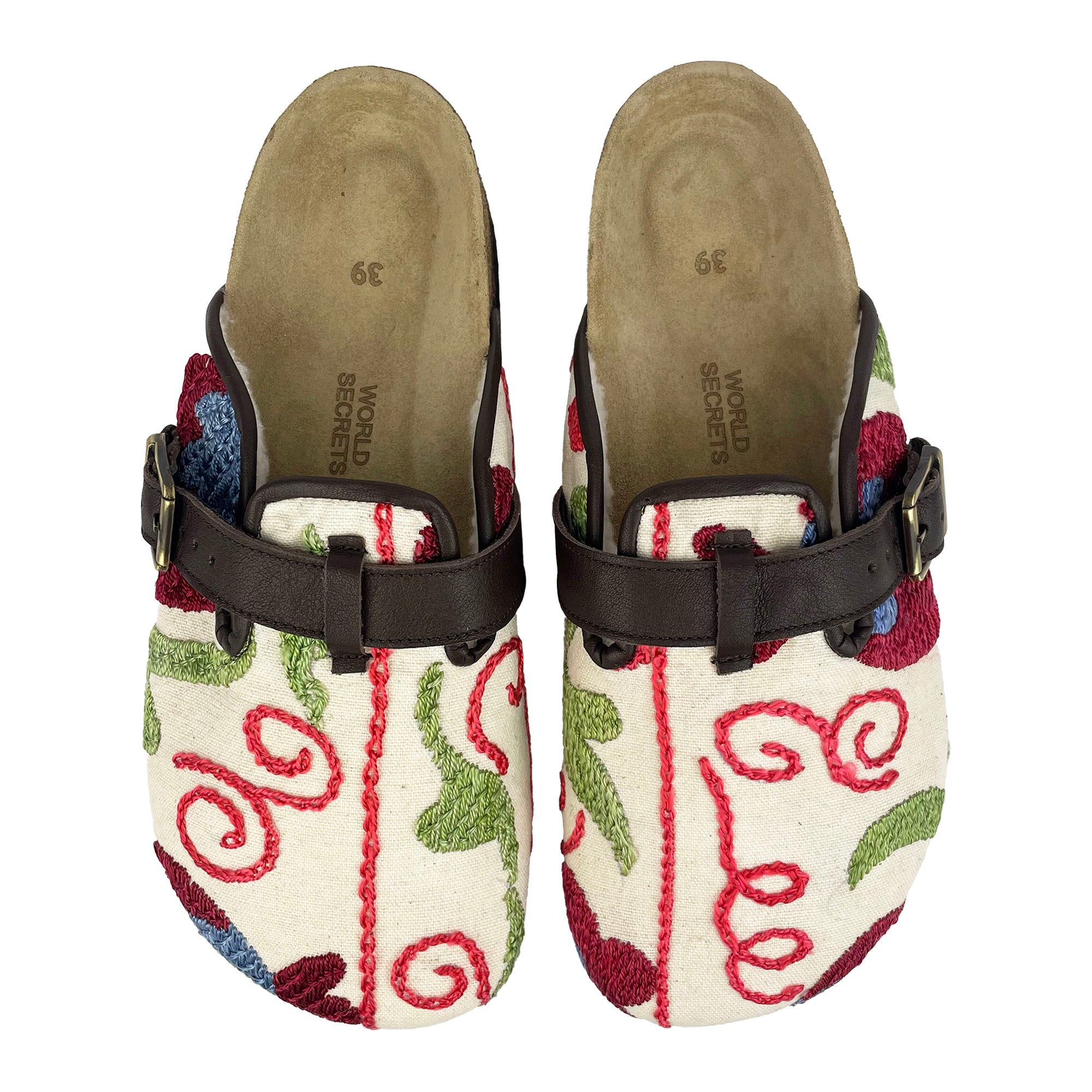 Raspberry - UK 6 Suzani Clog