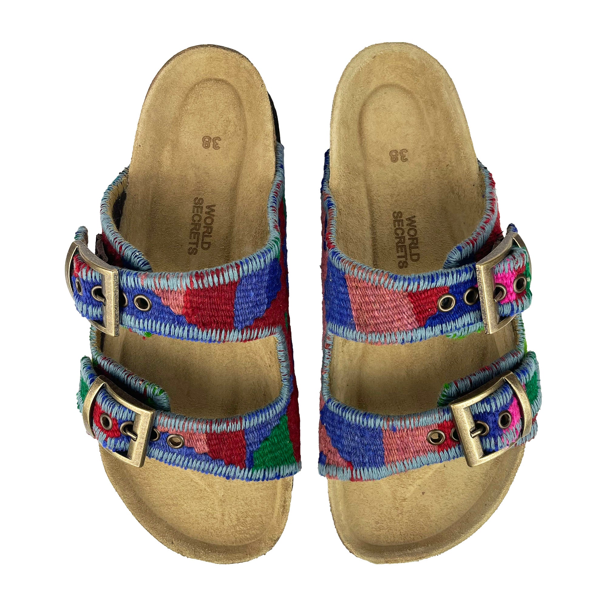 Ocean - UK 5 Kilim Sandals