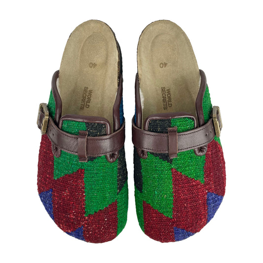 Chestnut - UK 7 Ladies Carpet Clog