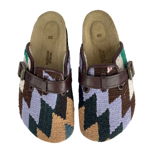 Cognac - UK 5 Ladies Carpet Clog