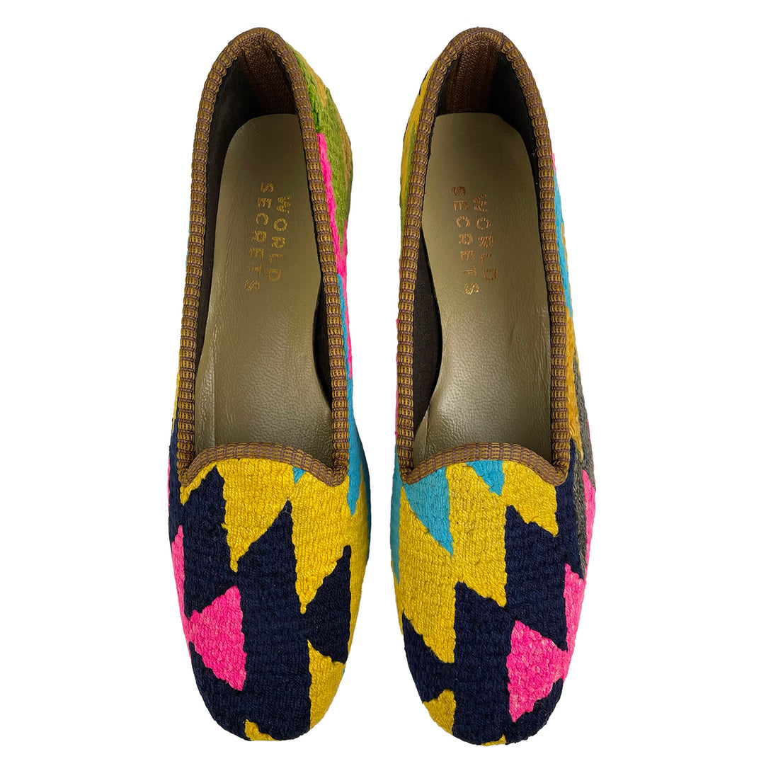 Denim - UK 8 Ladies Kilim Shoe