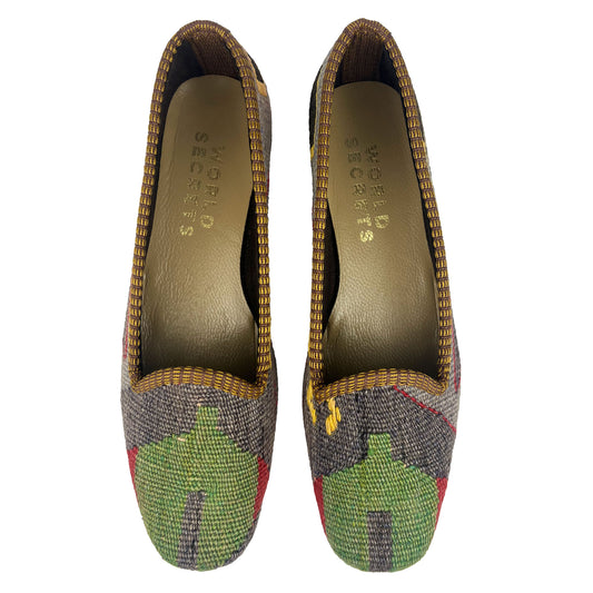 Flower - UK 4 Ladies Kilim Shoe