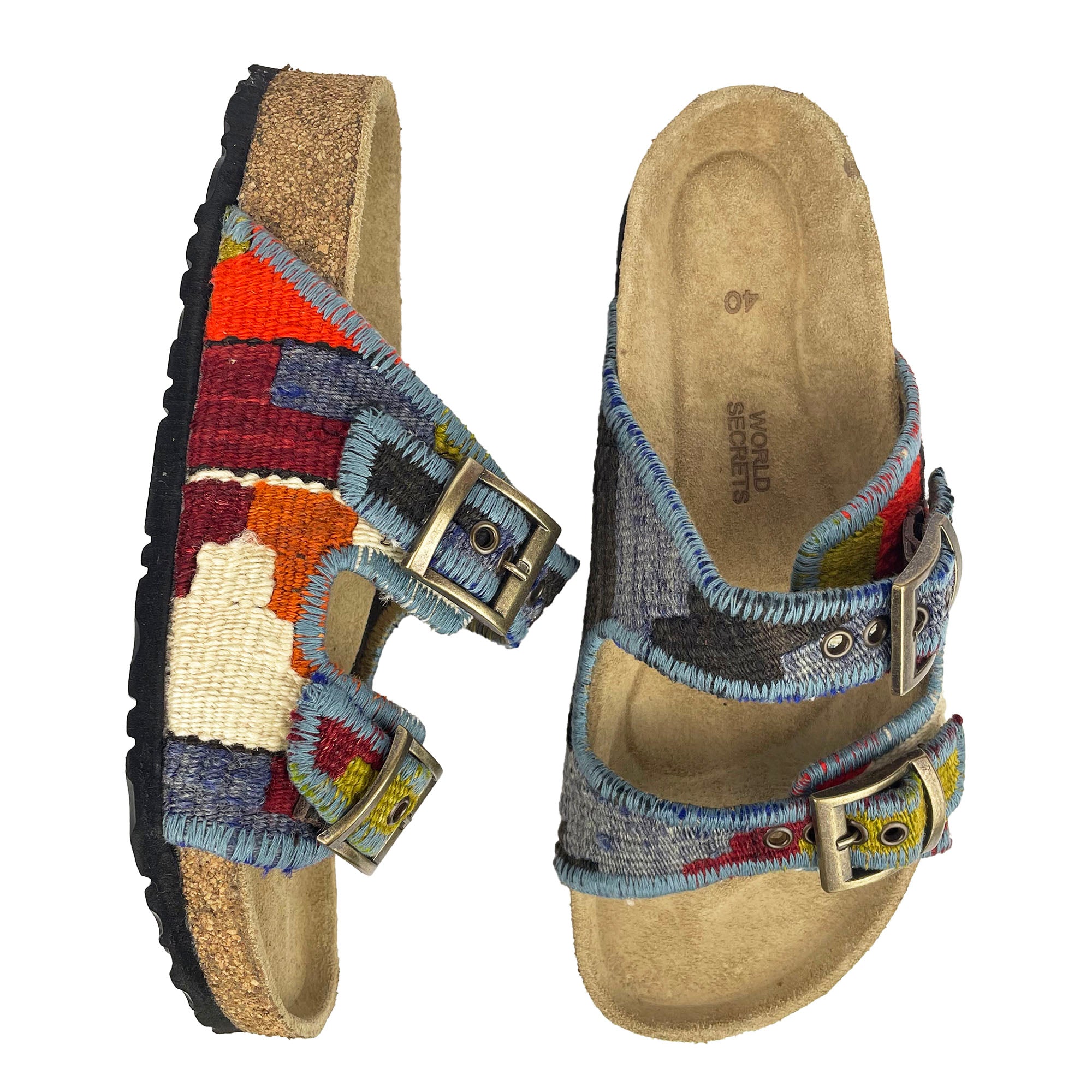 Puzzle - UK 7 Kilim Sandals
