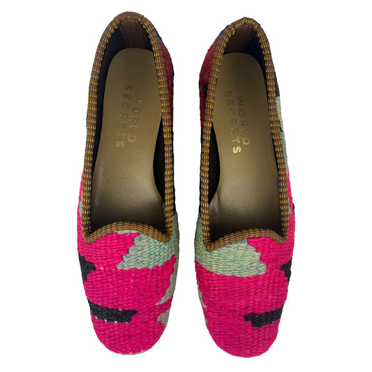 Flower - UK 5 Ladies Kilim Shoe
