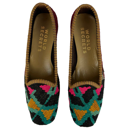 Rose - UK 2 Ladies Kilim Shoe