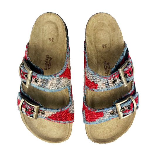Denim- UK 3 Kilim Sandals