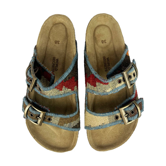 Sunset - UK 5 Kilim Sandals