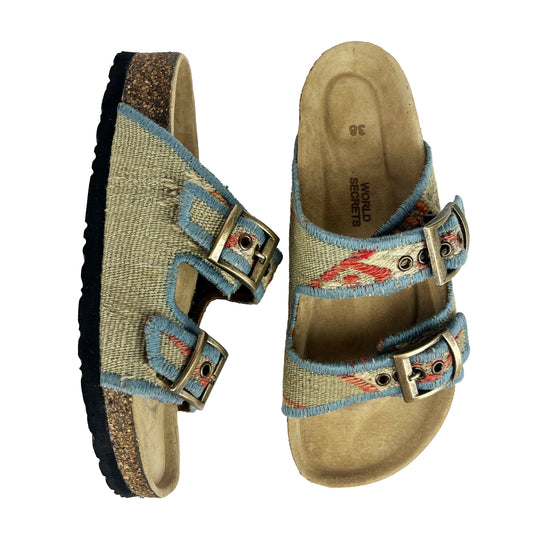 Ocean - UK 5 Kilim Sandals