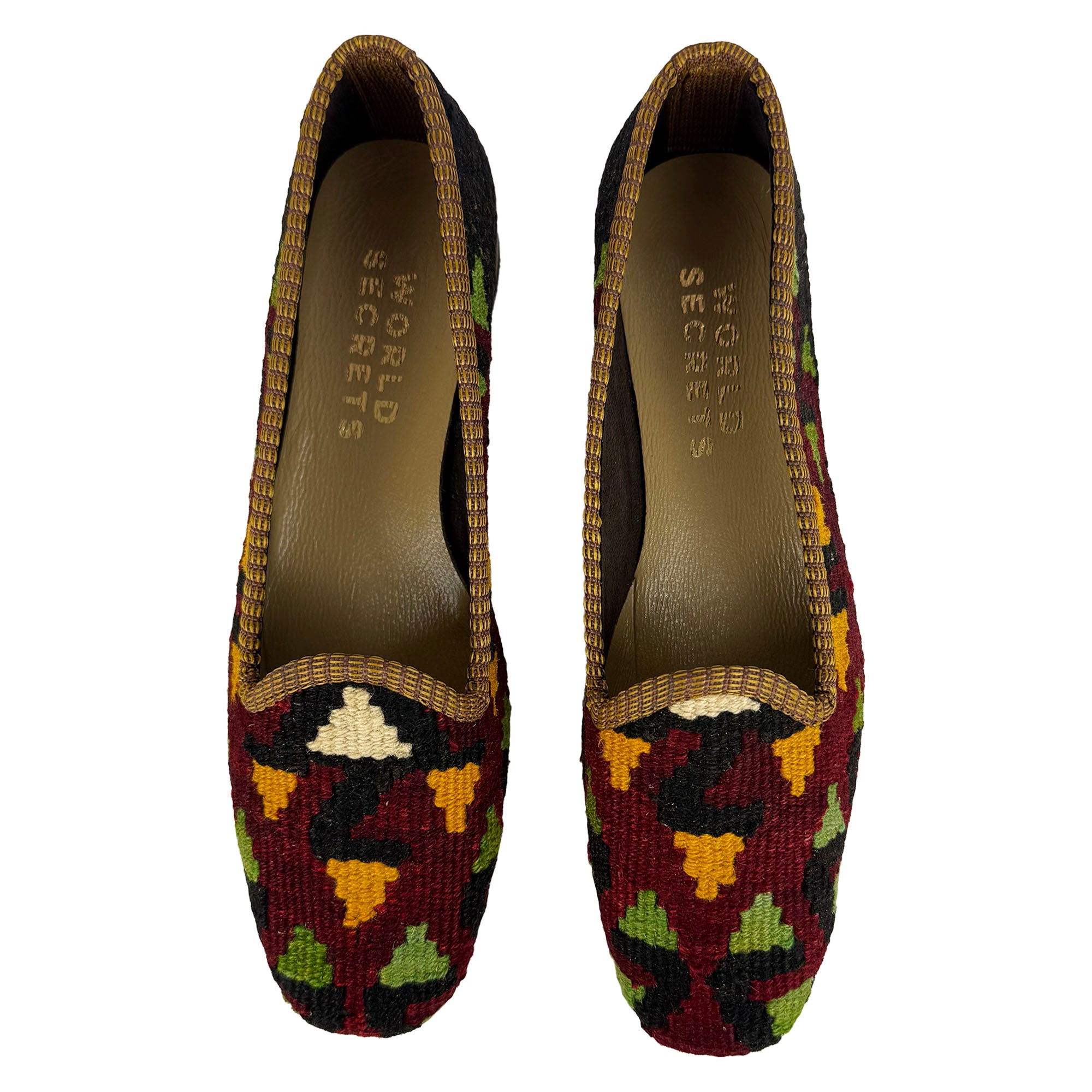 Antique - UK 5 Ladies Kilim Shoe