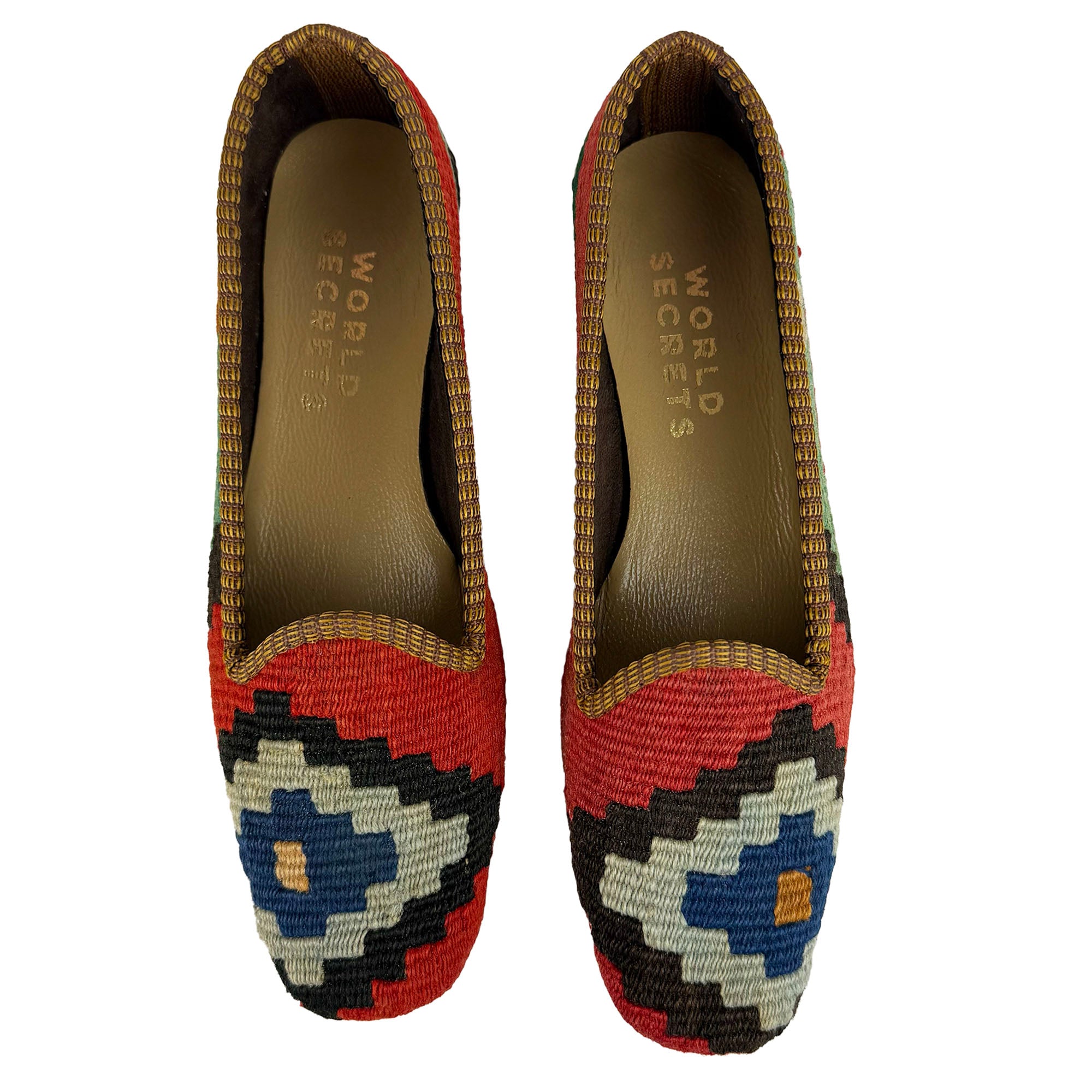 Flower - UK 5 Ladies Kilim Shoe