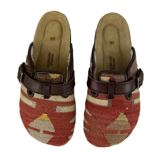 Pine - UK 5 Ladies Carpet Clog