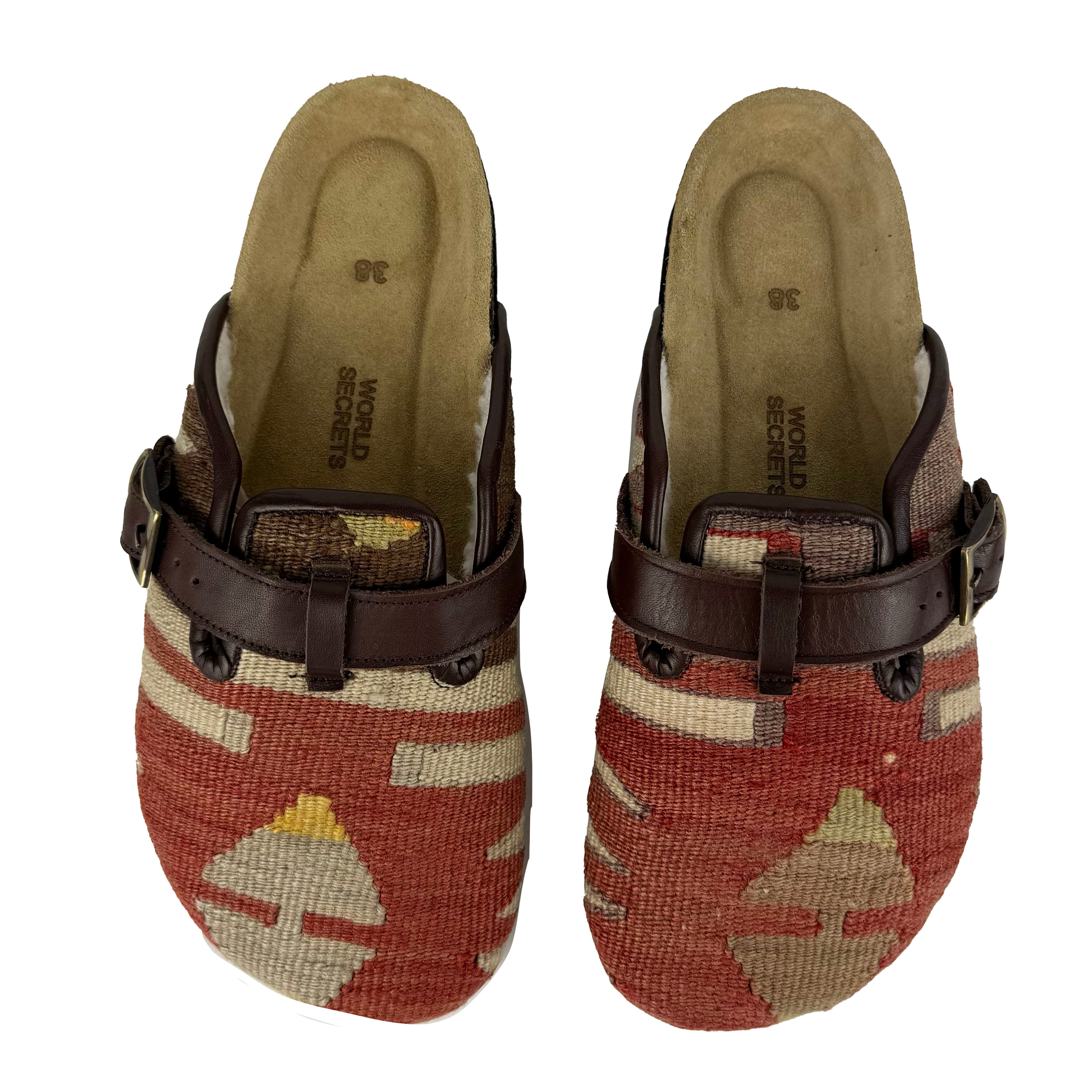 Pine - UK 5 Ladies Carpet Clog