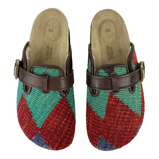 Pine - UK 5 Ladies Carpet Clog