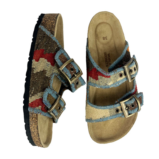 Sunset - UK 5 Kilim Sandals