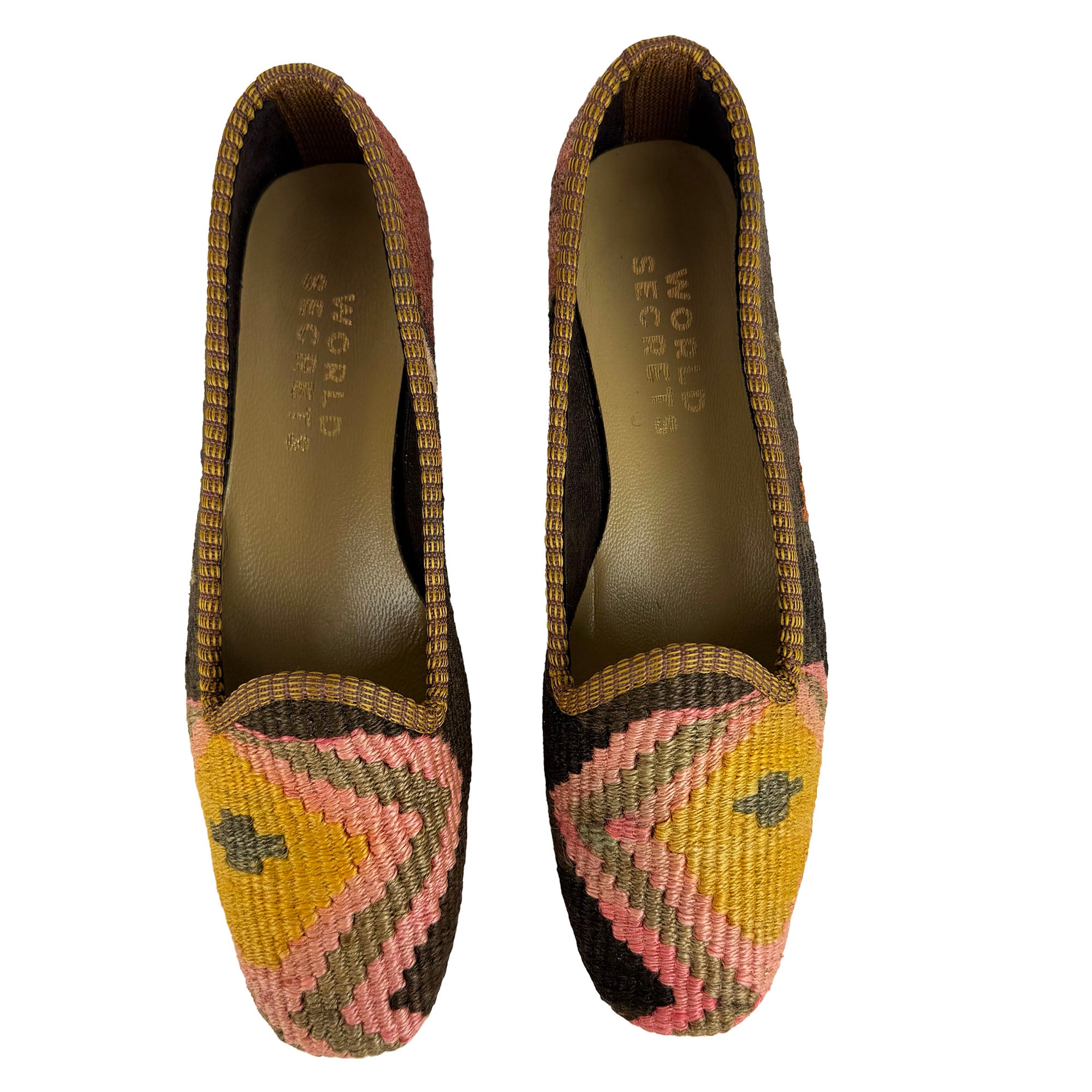 Blush - UK 6 Ladies Kilim Shoe
