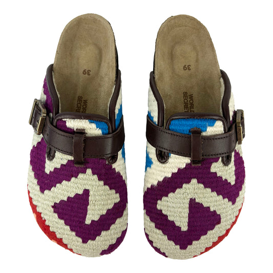 Beech - UK 6 Ladies Carpet Clog