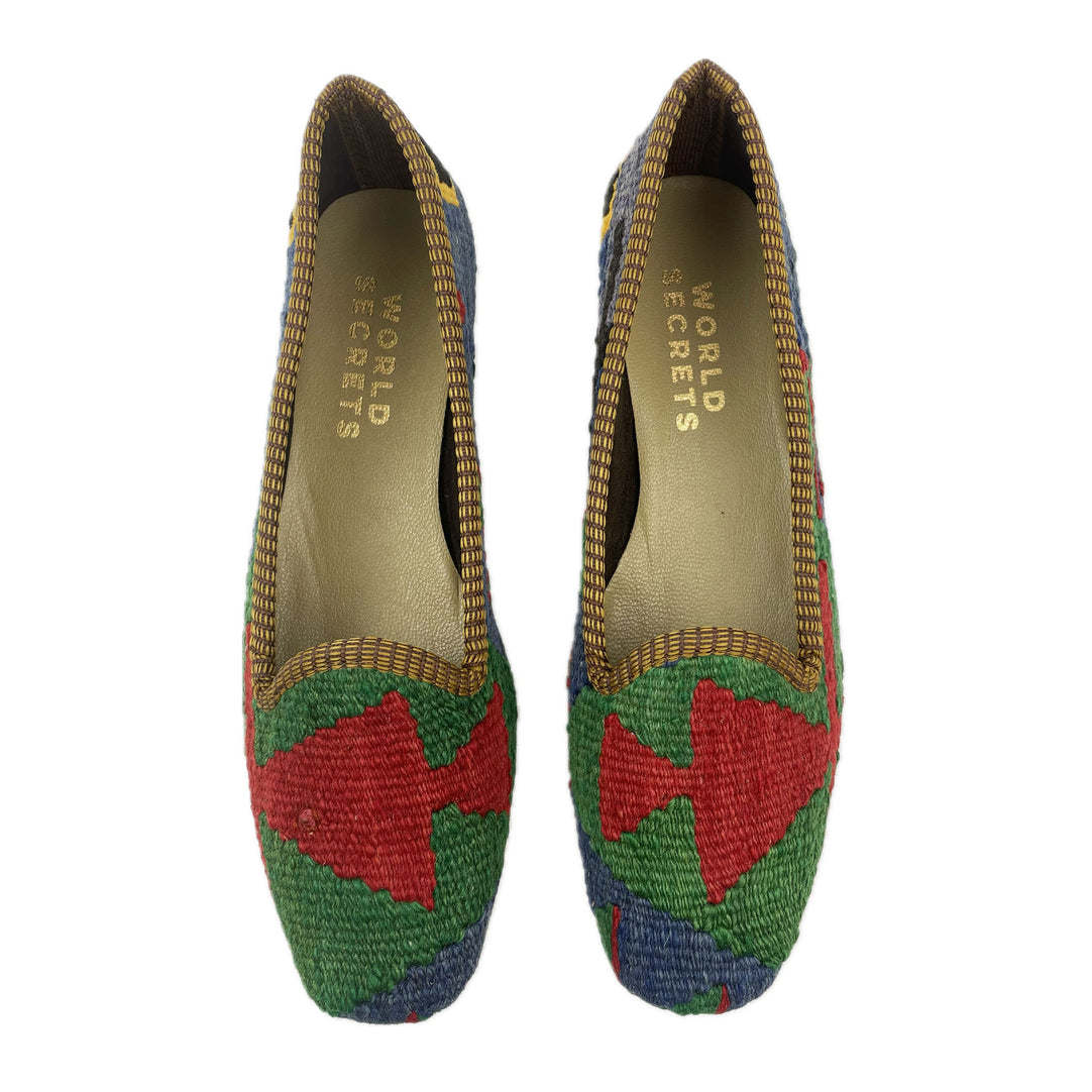 Festive - UK 6 Ladies Kilim Shoe