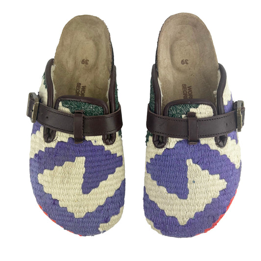 Brick - UK 6 Ladies Carpet Clog