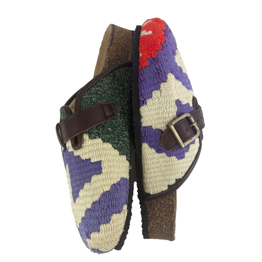 Brick - UK 6 Ladies Carpet Clog