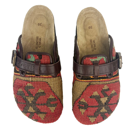 Beech - UK 6 Ladies Carpet Clog