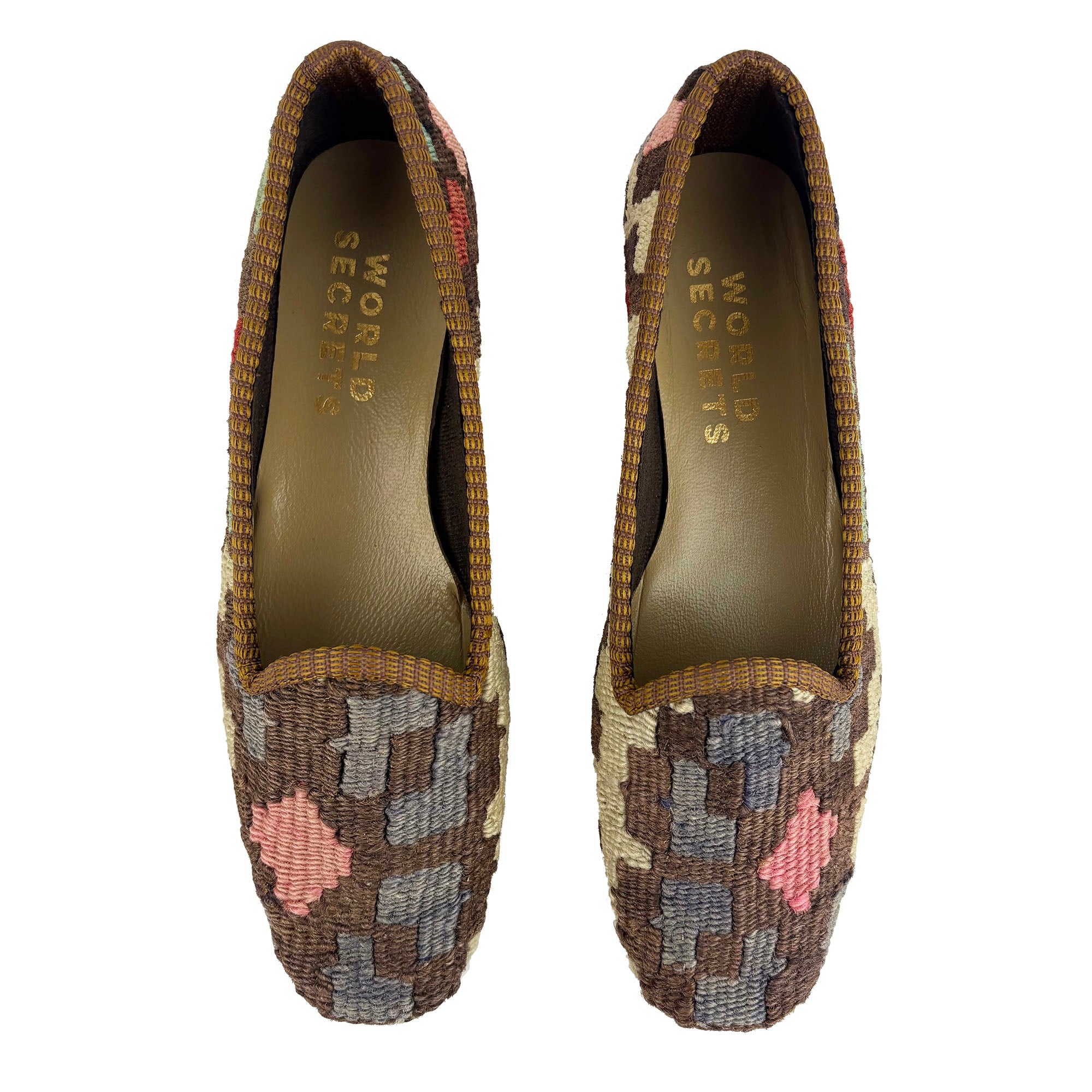 Denim - UK 4 Ladies Kilim Shoe