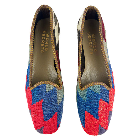 Denim - UK 8 Ladies Kilim Shoe