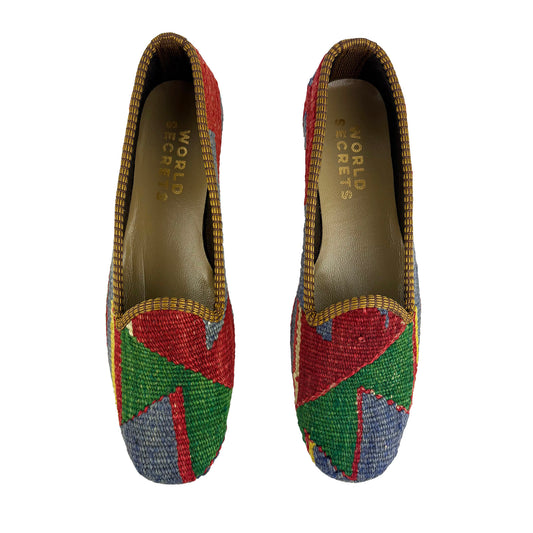 Tile - UK 5 Ladies Kilim Shoe
