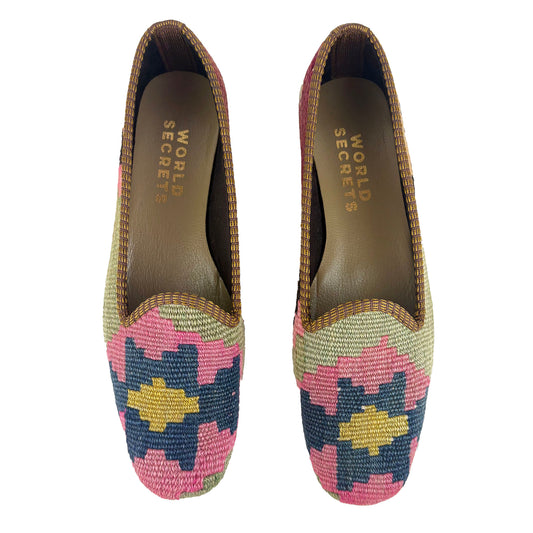 Bow - UK 6 Ladies Kilim Shoe