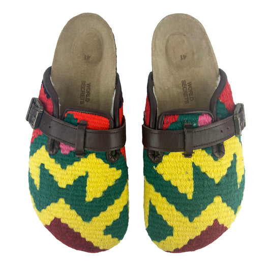 Belle - UK 8 Ladies Carpet Clog