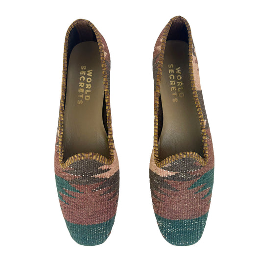 Rome - UK 8 Ladies Kilim Shoe