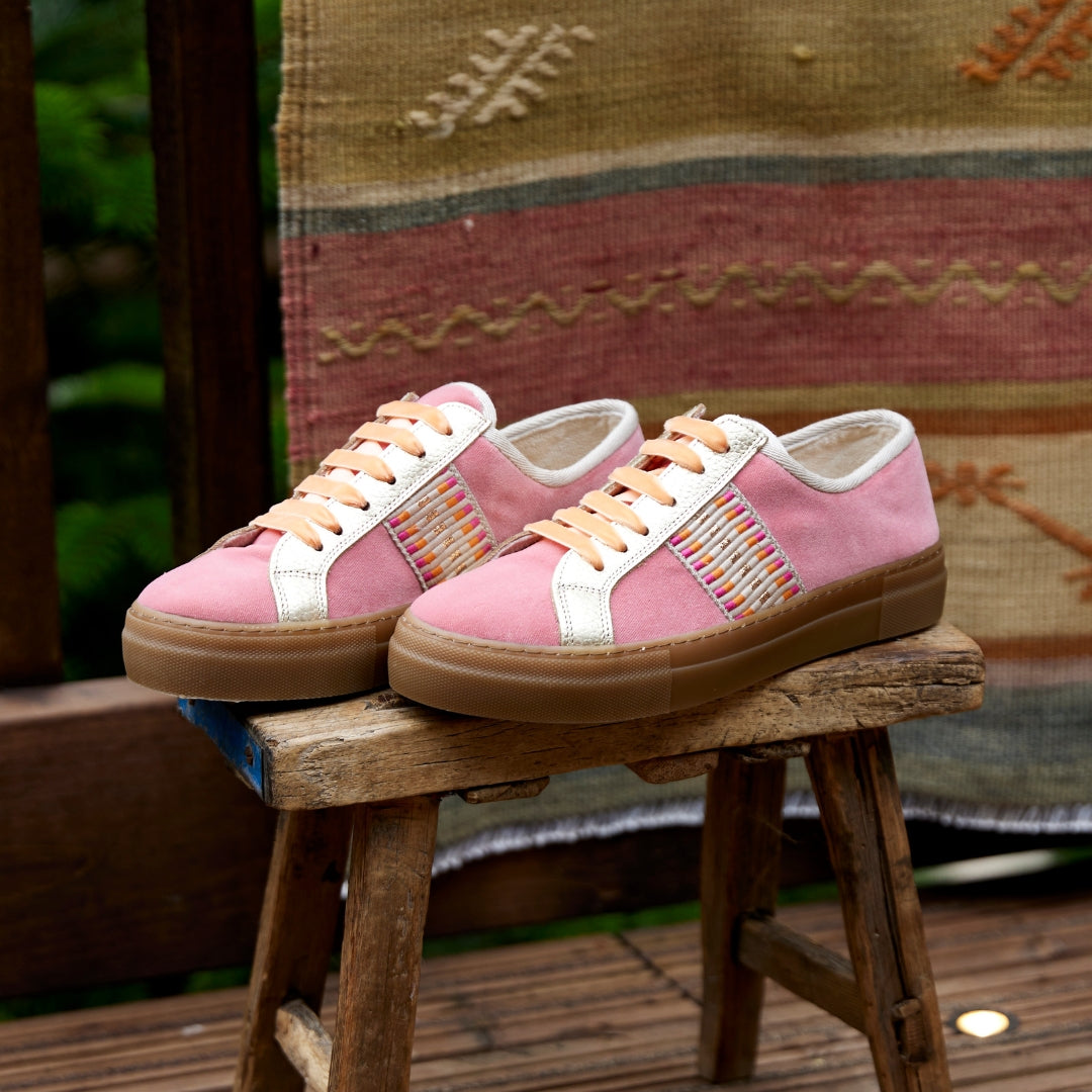Pink Nordics - 'She Who Dares' Sneakers