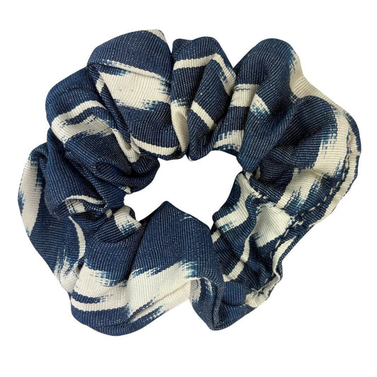 Blueberry - Ikat Scrunchie