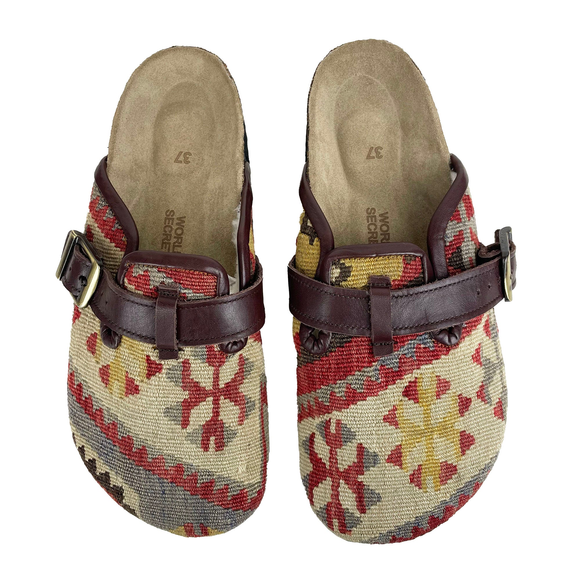 Apricot - UK 4 Ladies Carpet Clog