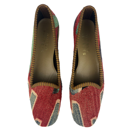Angle - UK 5 Ladies Kilim Shoe