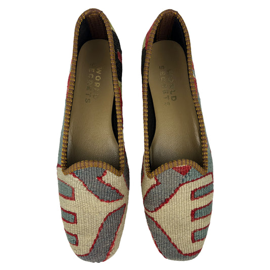 Abstract - UK 8 Ladies Kilim Shoe
