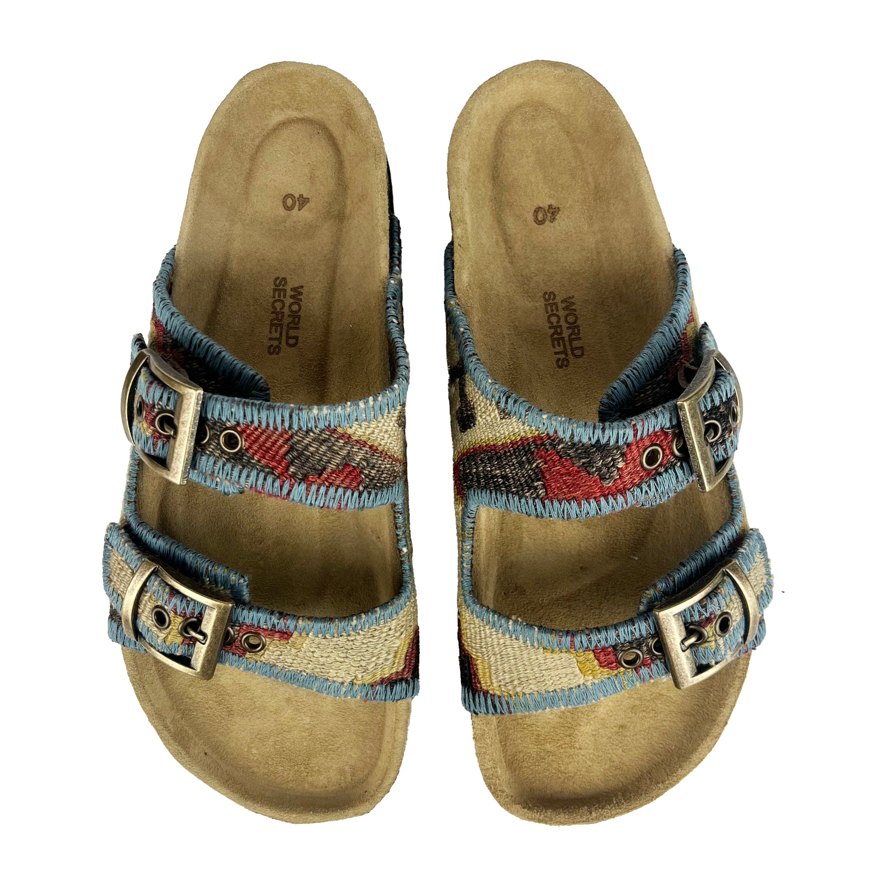 Puzzle - UK 7 Kilim Sandals