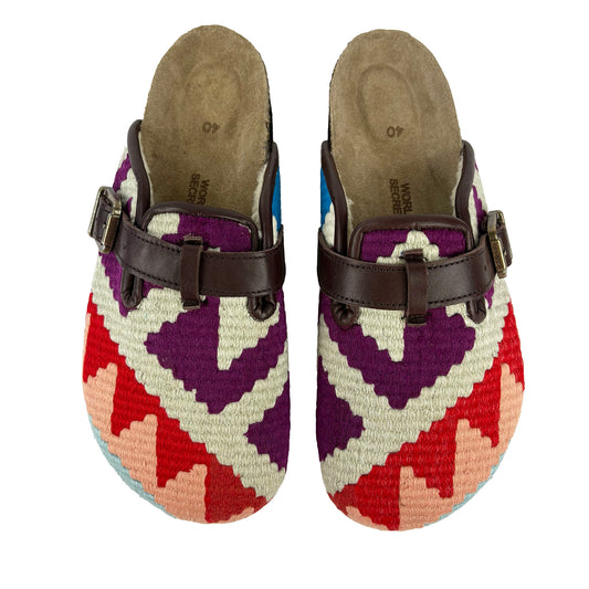 Sand Castles- UK 7 Ladies Carpet Clog