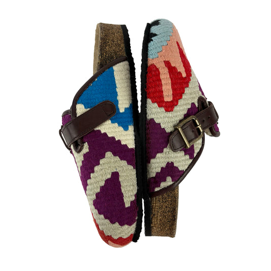 Sand Castles- UK 7 Ladies Carpet Clog