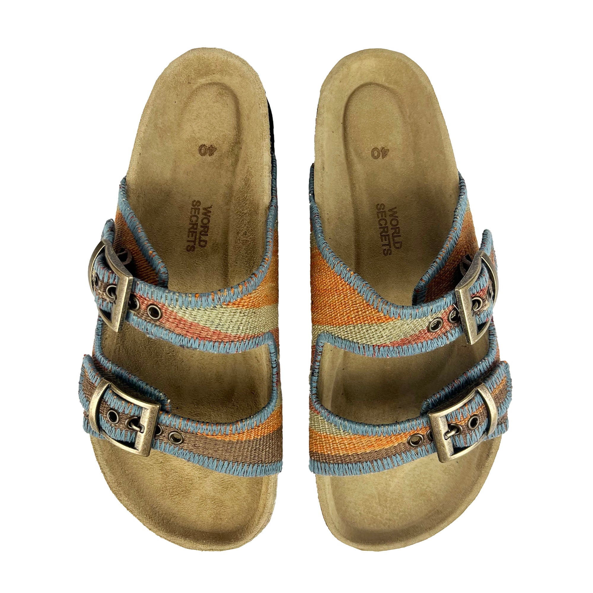 Melon - UK 7 Kilim Sandals