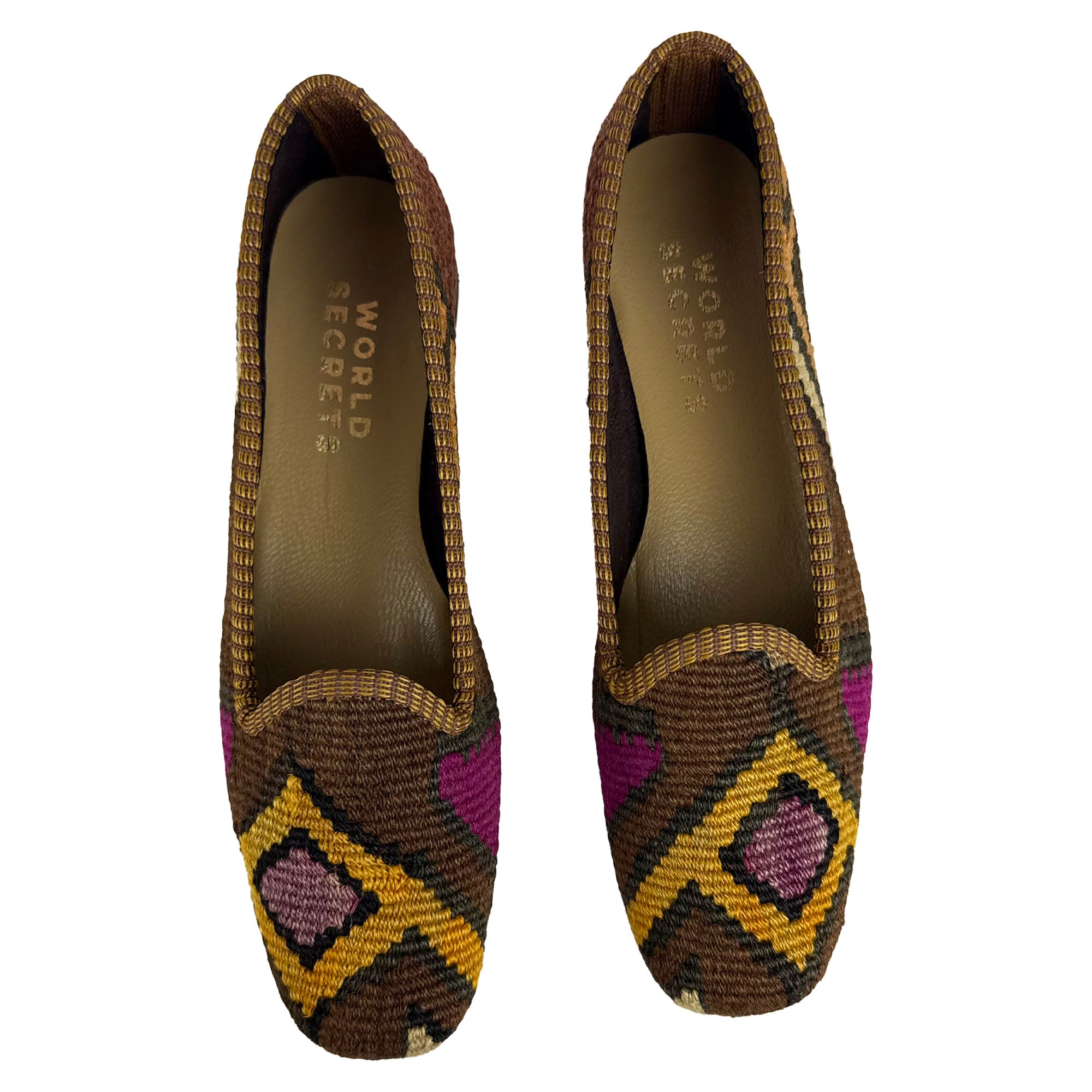 Glass - UK 7 Ladies Kilim Shoe