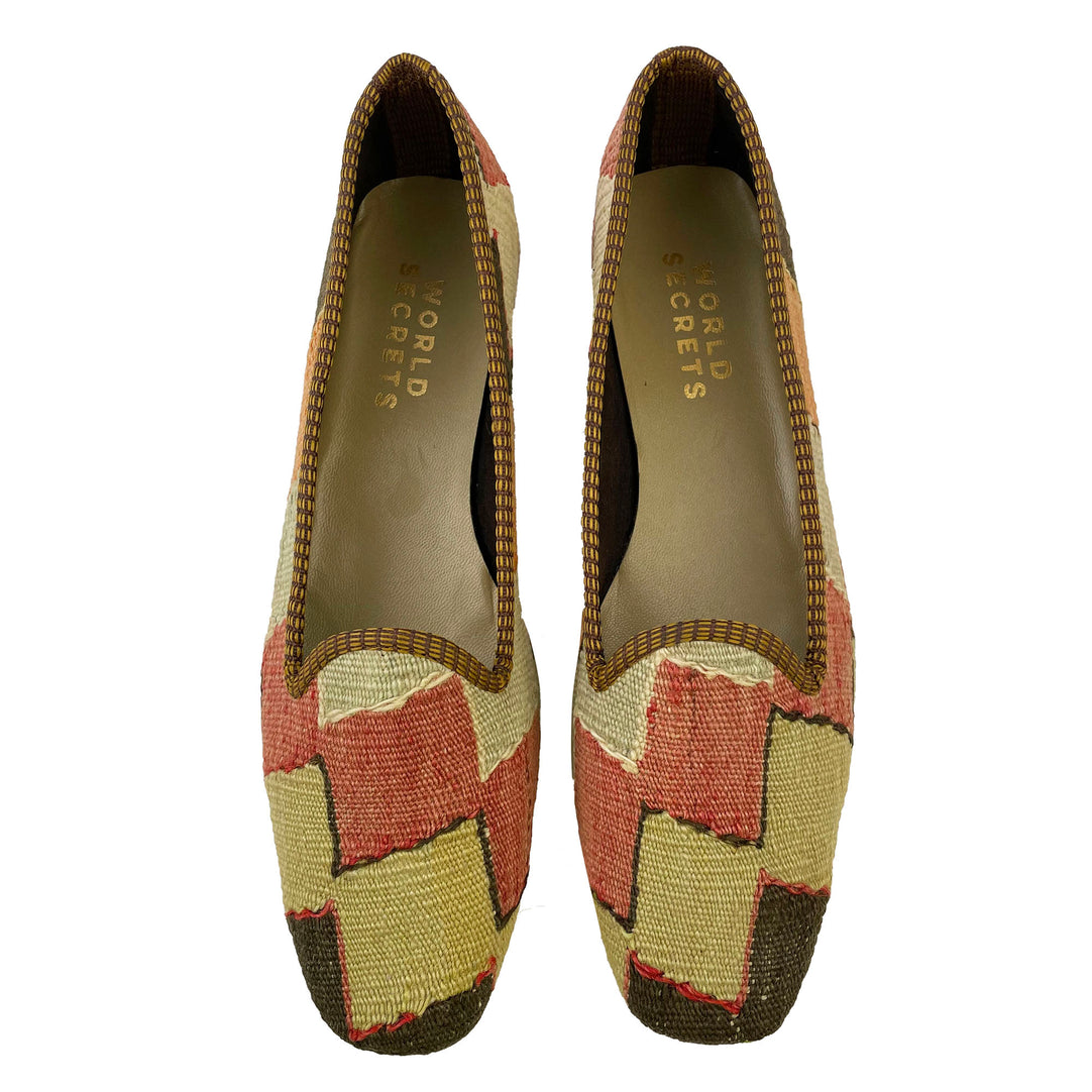 Praline - UK 9 Ladies Kilim Shoe