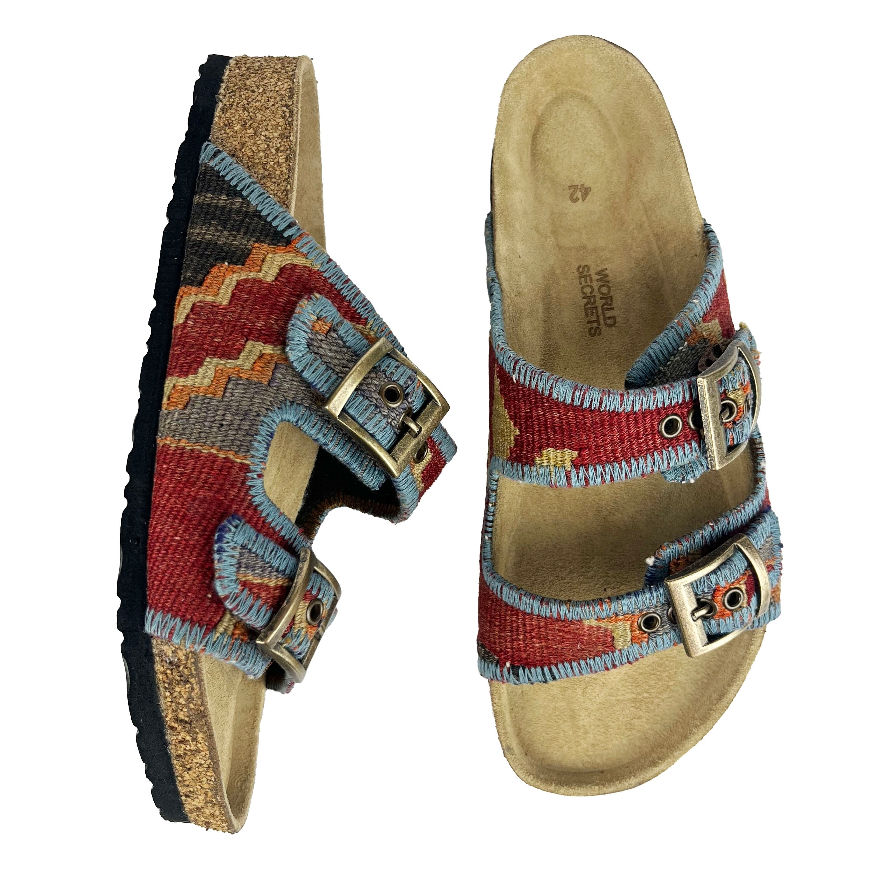 Space - UK 9 Kilim Sandals