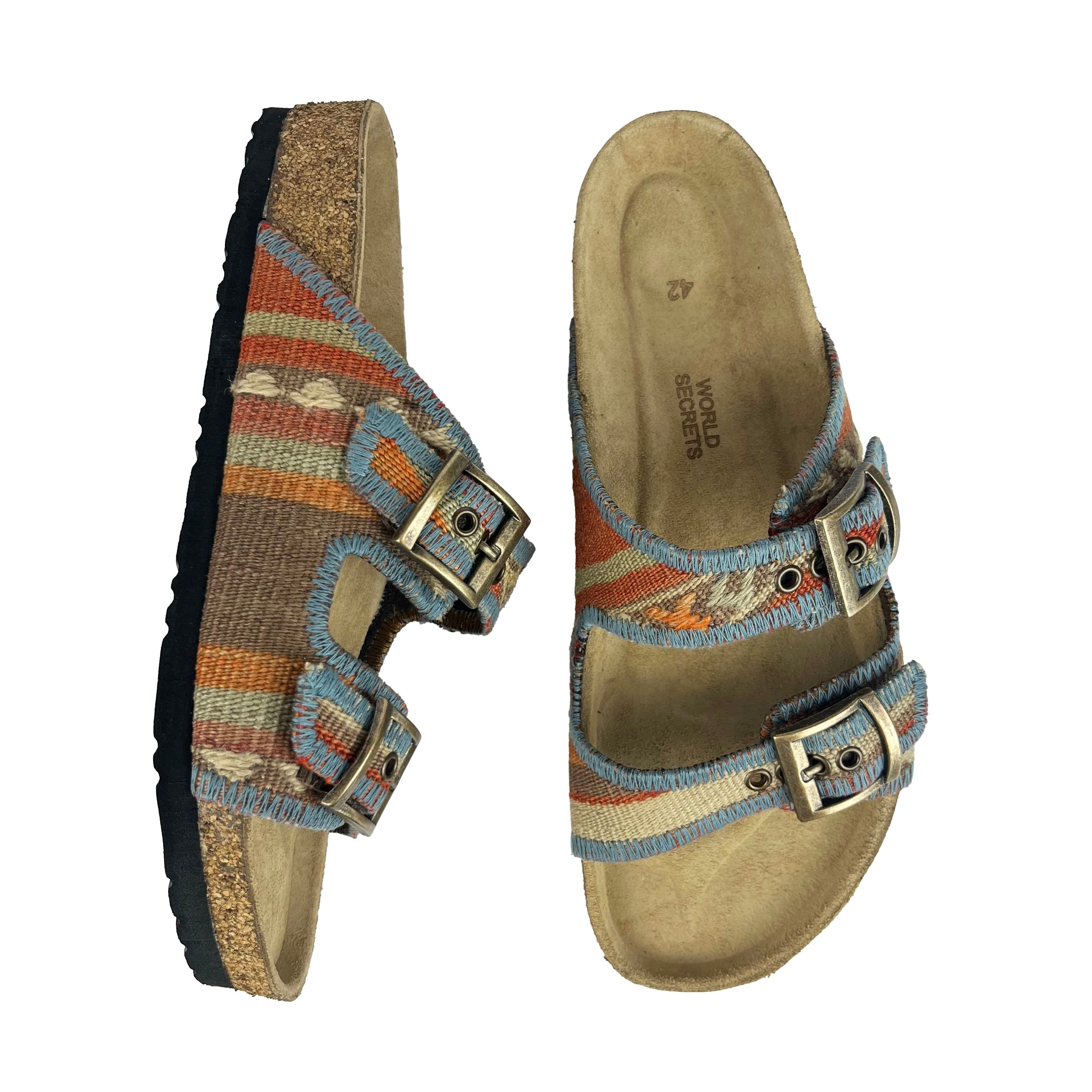 Solar - UK 9 Kilim Sandals