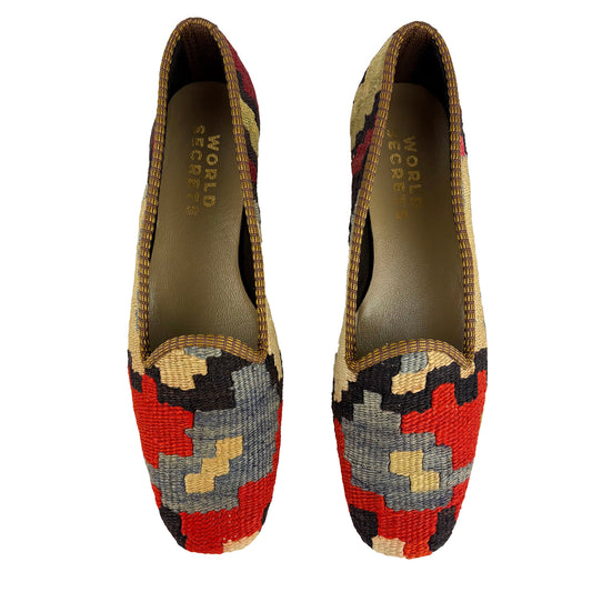 Bright - UK 7 Ladies Kilim Shoe
