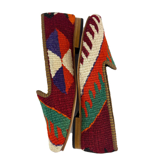 Angle - UK 5 Ladies Kilim Shoe