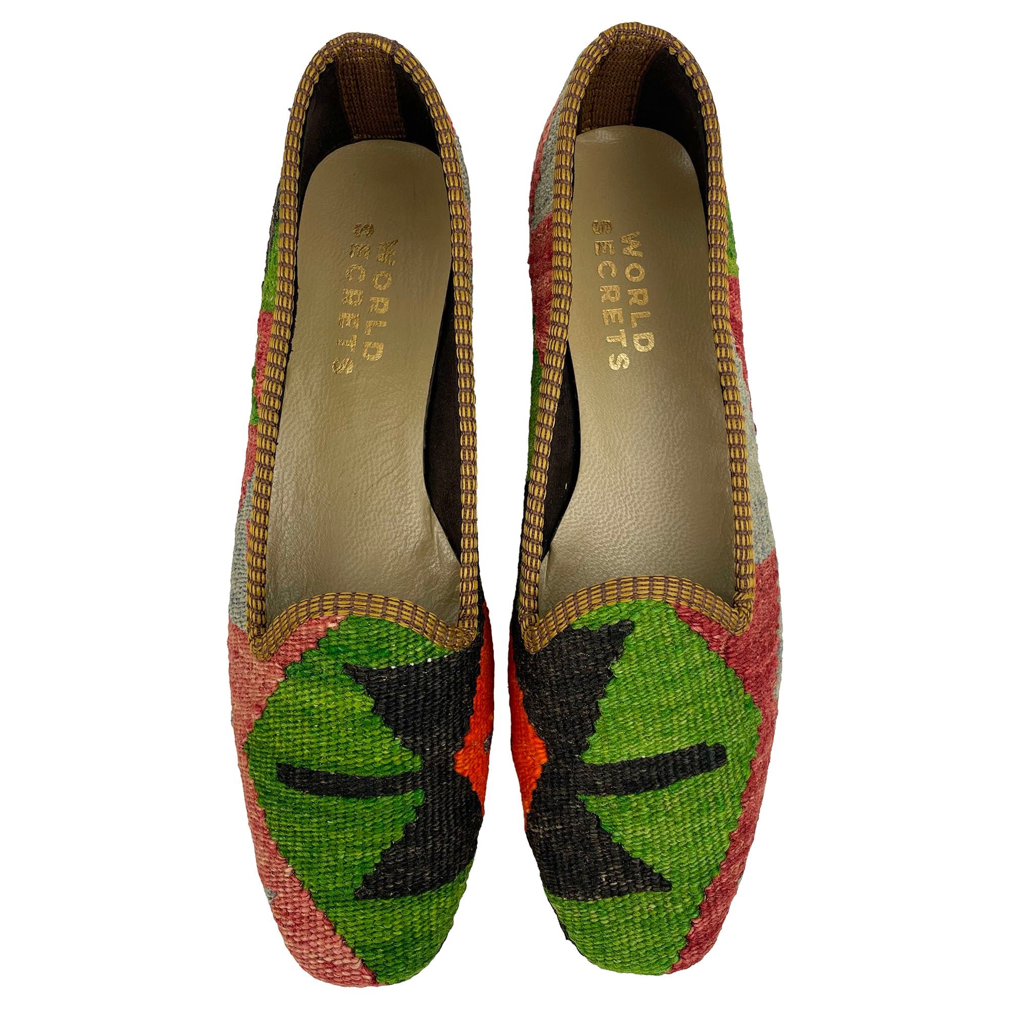 Sage - UK 9 Ladies Kilim Shoe