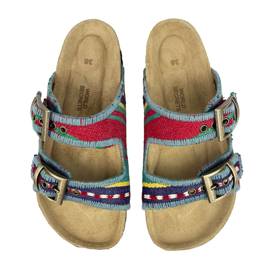 Stripe - UK 5 Kilim Sandals