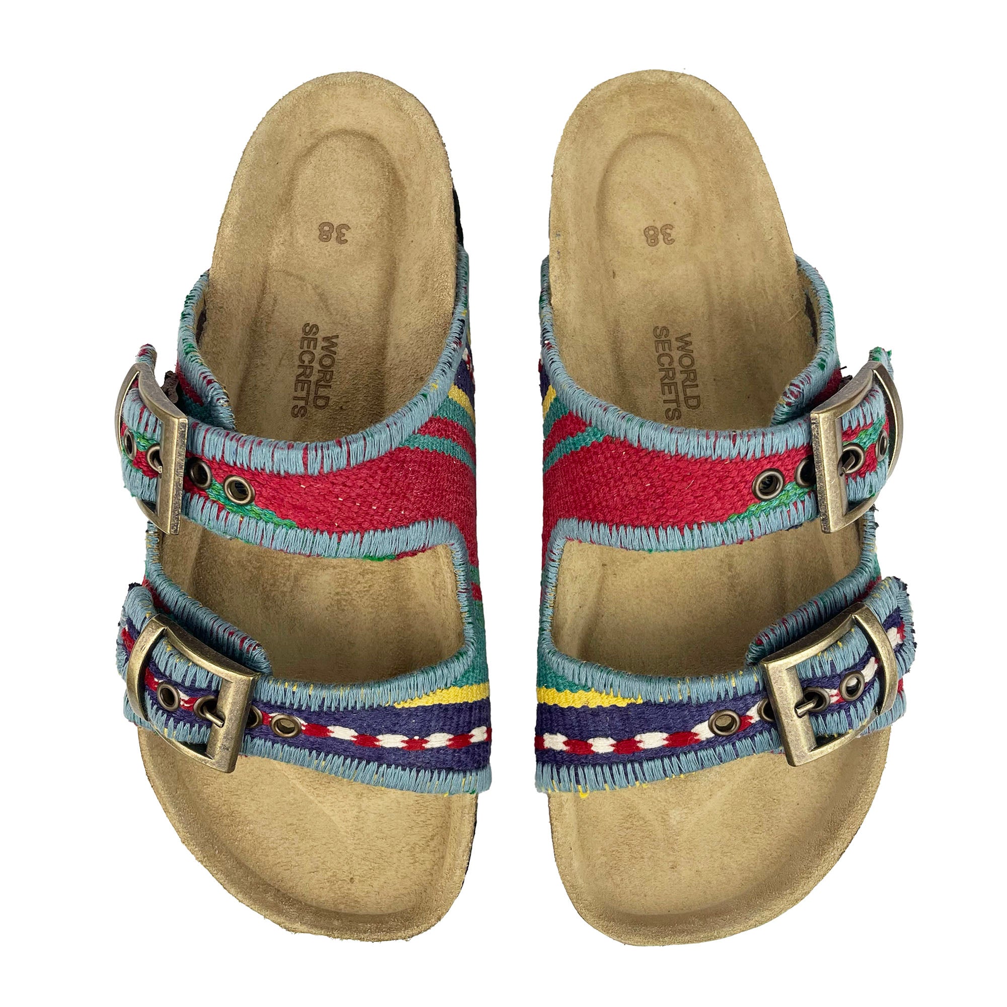 Stripe - UK 5 Kilim Sandals