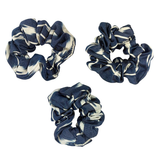 Blueberry - Ikat Scrunchie